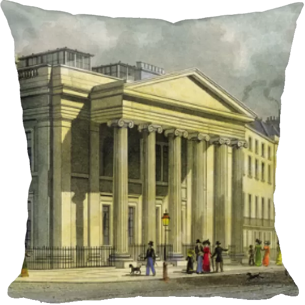 The New College of Physicians, Pall Mall, East, engraved by Thomas Barber (1768-1843)