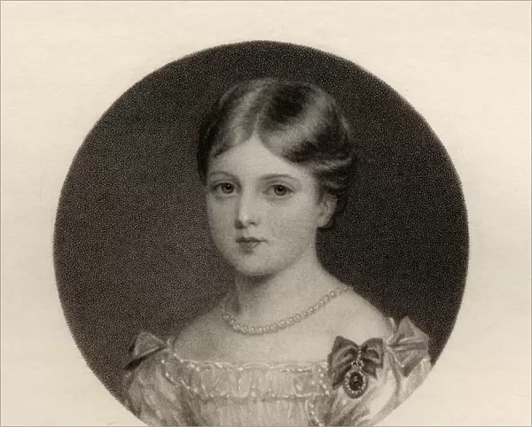 Princess Alexandrina Victoria of Saxe-Coburg, engraved by Thomas Woolnoth (1785-1857)