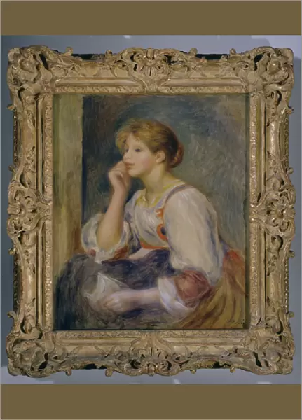 Woman with a letter, c. 1890 (oil on canvas)