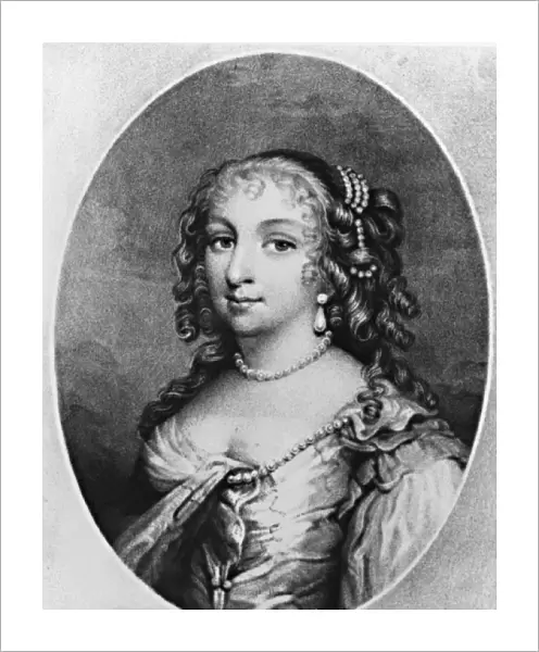 Portrait of Lady Denham, from Characters Illustrious in British History