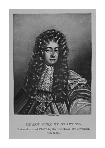 Portrait of Henry Duke of Grafton, from Characters Illustrious in British History