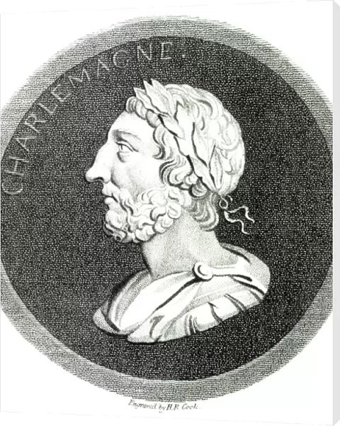 Portrait of Charlemagne, from The History of the Decline and Fall of the Roman Empire