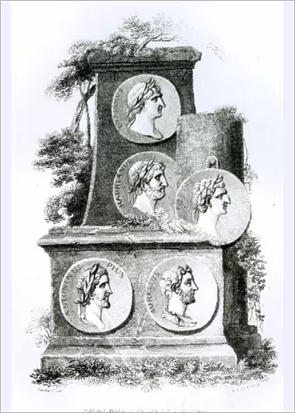 Portraits of Roman Emperors from The History of Decline and Fall of the Roman