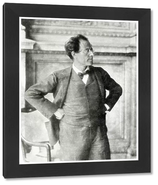 Portrait of Gustav Mahler, 1907 (b  /  w photo)