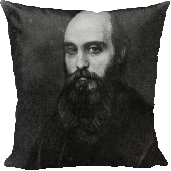 Portrait of William Michael Rossetti, 1864 (litho) (b  /  w photo)