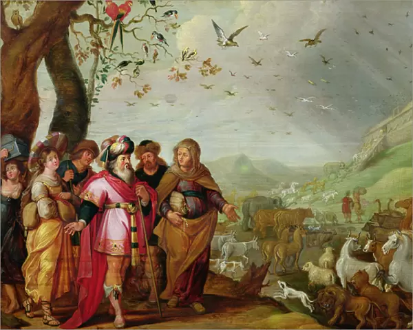 Noahs Ark (oil on canvas)