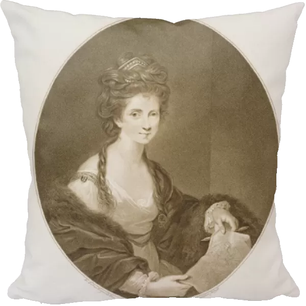 Angelica Kauffman, after Reynolds, 1780 (stipple engraving)
