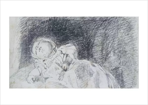 A baby (possibly Maria Louisa Constable) 1819 (pencil on paper)