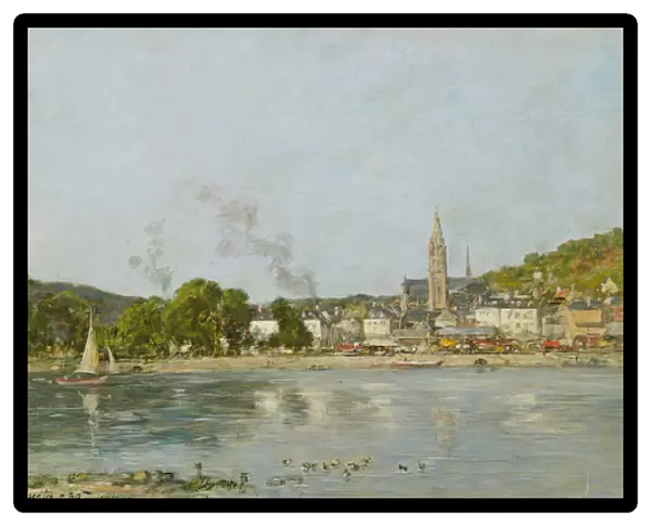 The Seine at Caudebec-en-Caux, 1889 (oil on canvas)