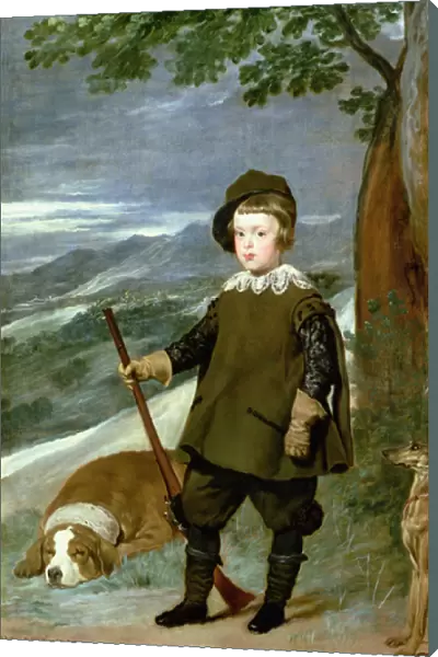 Prince Balthasar Carlos (1629-49) Dressed as a Hunter, 1635-36 (oil on canvas)