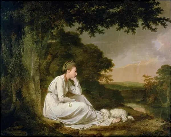 Maria, A Sentimental Journey by Laurence Sterne (1713-68) 1777 (oil on canvas)