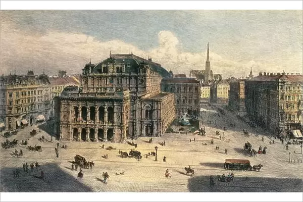 Vienna State Opera House, c. 1869 (engraving)