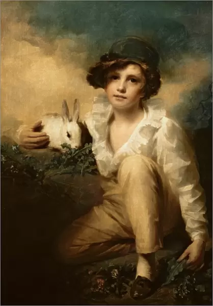 Boy and Rabbit, c. 1814 (oil on canvas)