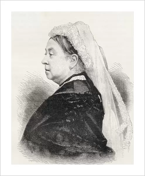 Queen Victoria, from London Pictures: Drawn with Pen and Pencil, by Rev