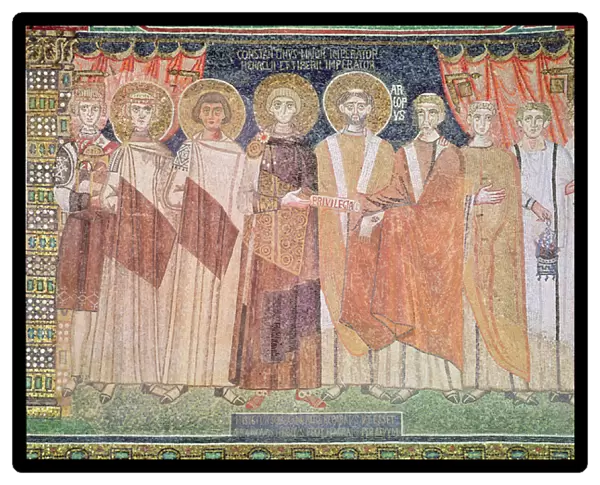 Constantine IV granting Bishop Reparatus privileges for the church of Ravenna, 671-77