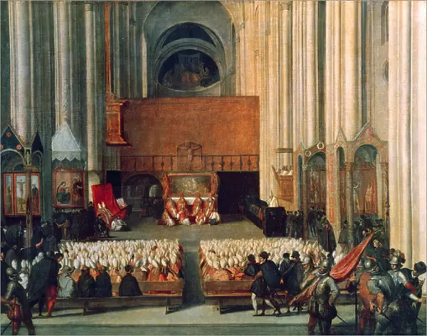 The Council of Trent, 4th December 1563 (oil on canvas)