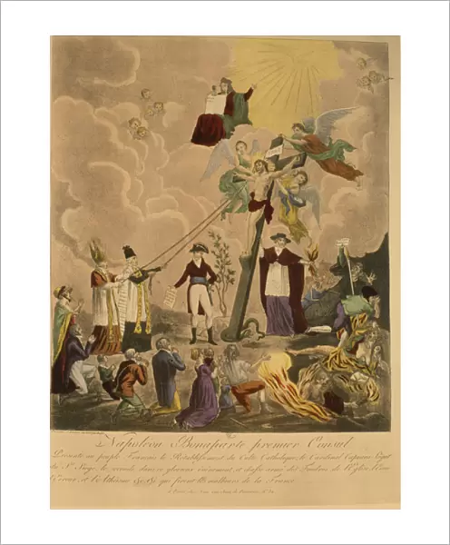 Allegory of the re-establishment of the Catholic religion in France in 1802 under
