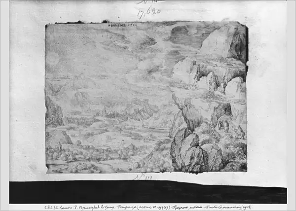 Landscape, 1560 (pen & ink on paper)