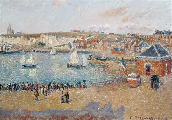 The Outer Harbour at Dieppe, 1902 (oil on canvas)