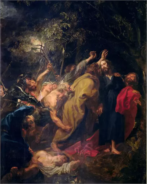 The Arrest of Christ in the Gardens, 1618-20 (oil on canvas)
