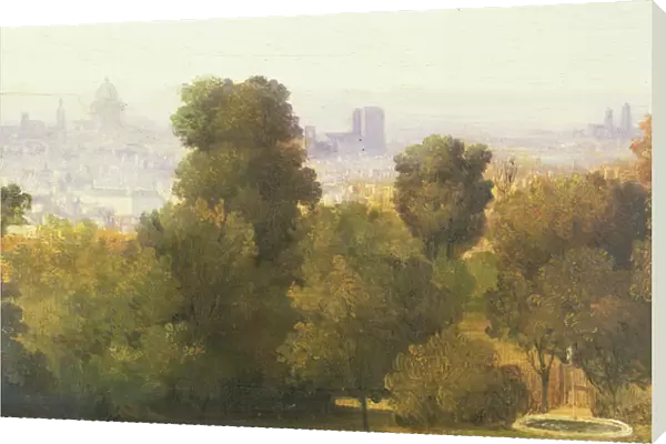Paris seen from the Heights of Belleville, c. 1830 (oil on canvas)