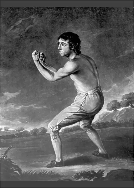 Daniel Mendoza, engraved by Henry Kinsbury, 1789 (litho)