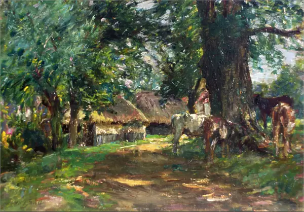 In the Shade (oil on canvas)