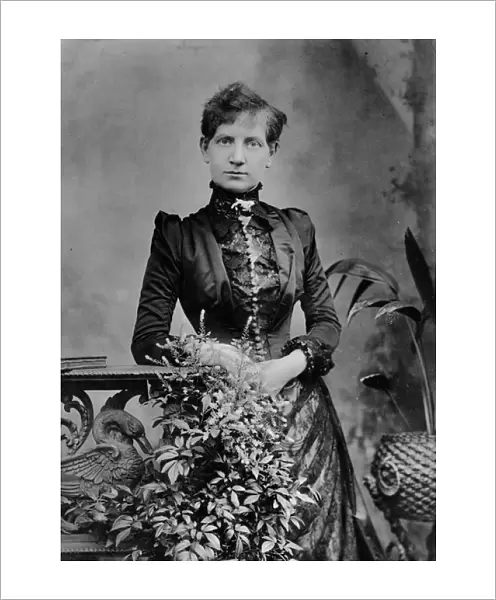 Alice Cornwell, 1885 (b  /  w photo)