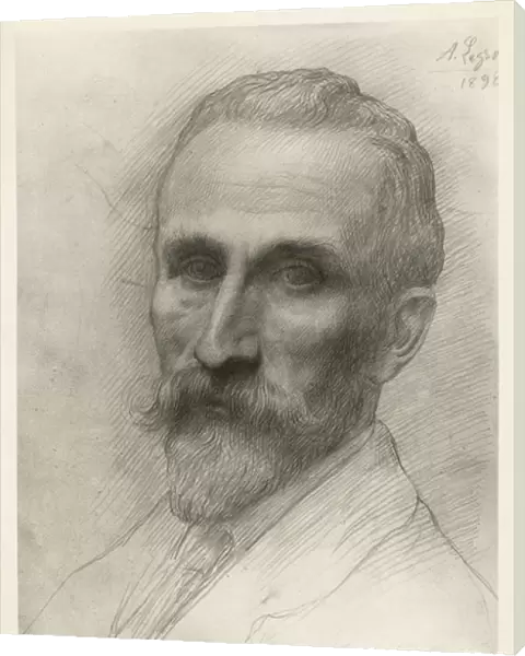 Mr Wilson, architect, 1898 (silverpoint on cardboard)