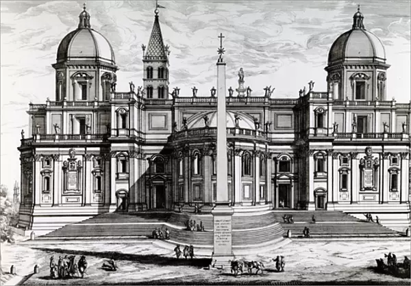 Basilica of Santa Maria Maggiore, 1702 (engraving)