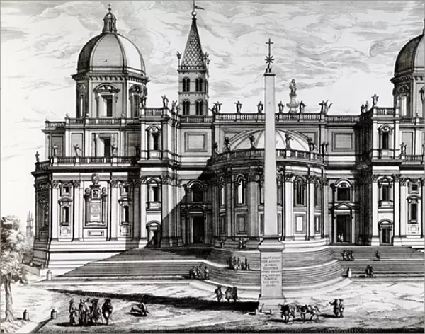 Basilica of Santa Maria Maggiore, 1702 (engraving)