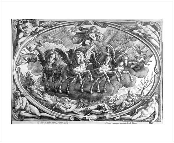 The Four Seasons, engraved by Philip Galle, c. 1580 (engraving)