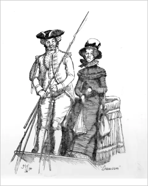 Dawson, illustration from Pride & Prejudice by Jane Austen, edition