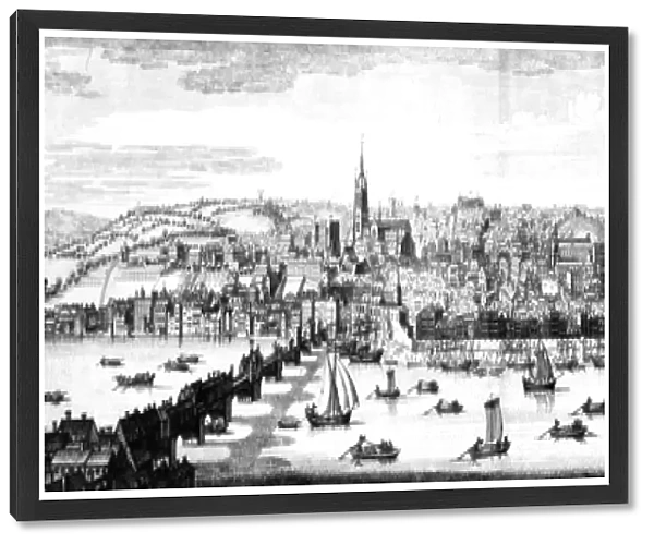 The South-East Prospect of Newcastle Upon Tyne, 1745 (engraving)