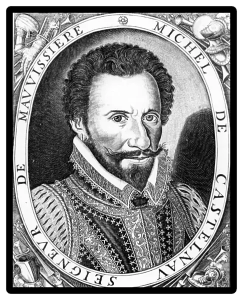 Michel de Castelnau, Seigneur de Mauvissiere, (engraving)