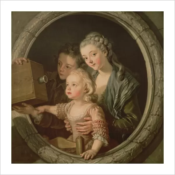 The Camera Obscura, 1764 (oil on canvas)