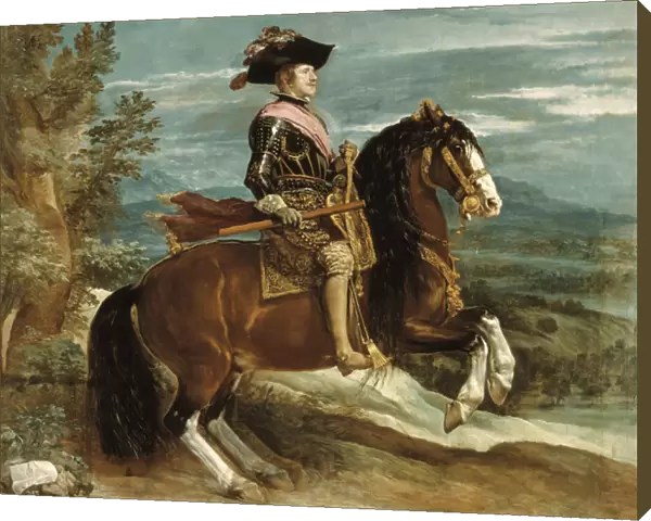 Equestrian Portrait of Philip IV (1605-65) c. 1636 (oil on canvas)