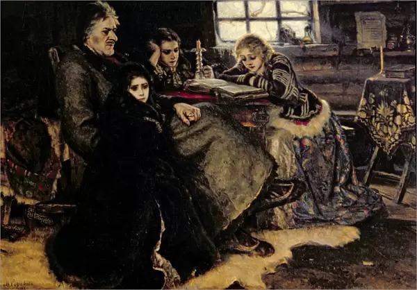 The Menshikov Family in Beriozovo, 1883 (oil on canvas)