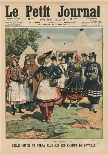 Those who are no more on the battlefields, front cover illustration from Le Petit Journal