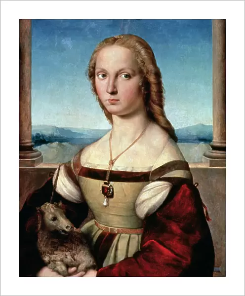 Portrait of a Lady with a Unicorn, c. 1505-6 (oil on panel)