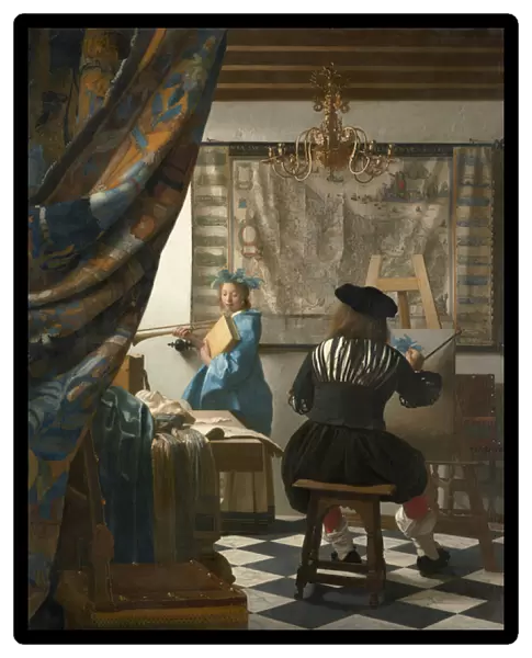 The Artists Studio, c. 1665-66 (oil on canvas)