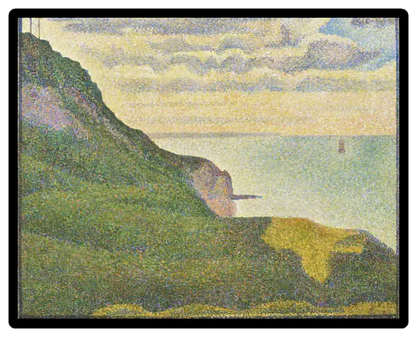 Seascape at Port-en-Bessin, Normandy, 1888 (oil on canvas)