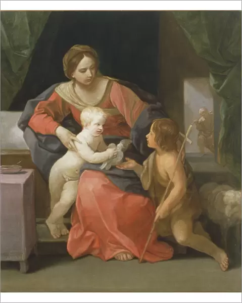 Madonna and Child with Saint John the Baptist, 1640-1642 (oil on canvas)