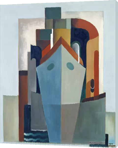 Composition, Untitled, 1927 (oil on canvas)