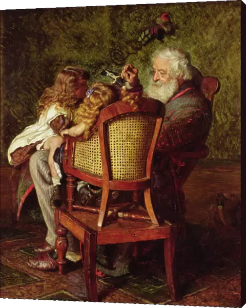 Grandfathers Jack-in-the-Box (oil on canvas)