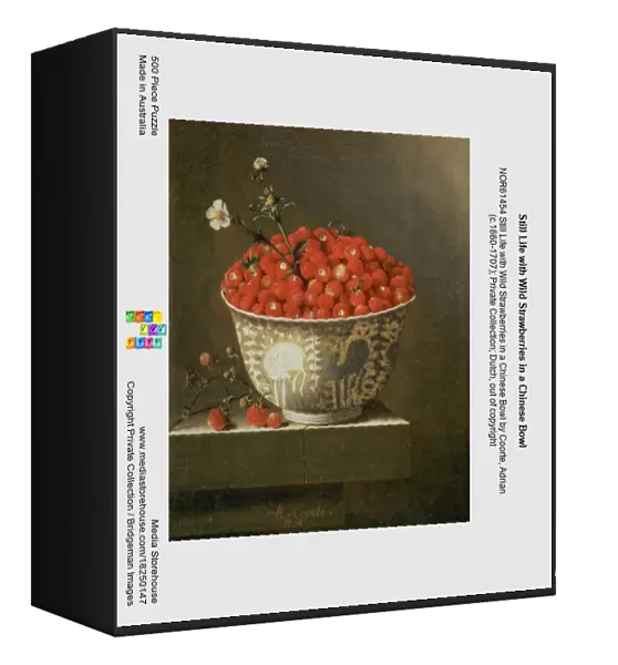 Still Life with Wild Strawberries in a Chinese Bowl