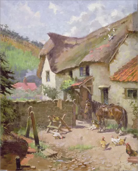 In the Garden, 1910 (oil on canvas)