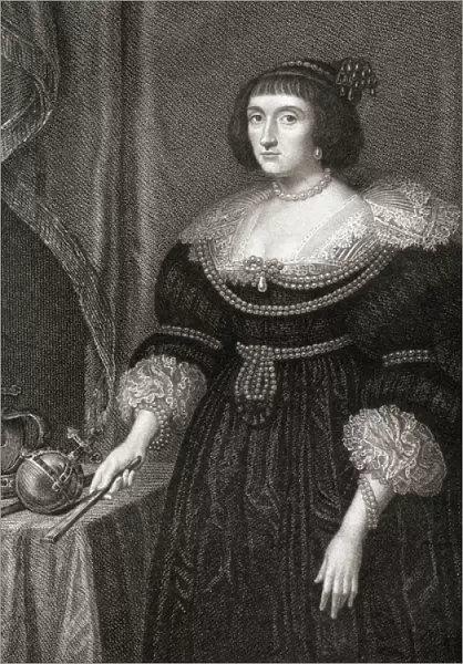 Elizabeth, Queen of Bohemia (1596-1662), from Lodges British Portraits