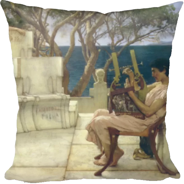 Sappho and Alcaeus, 1881 (oil on panel)