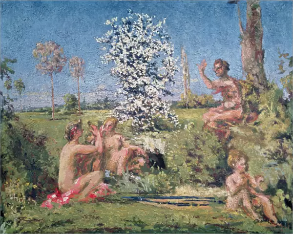 Spring (oil on canvas)
